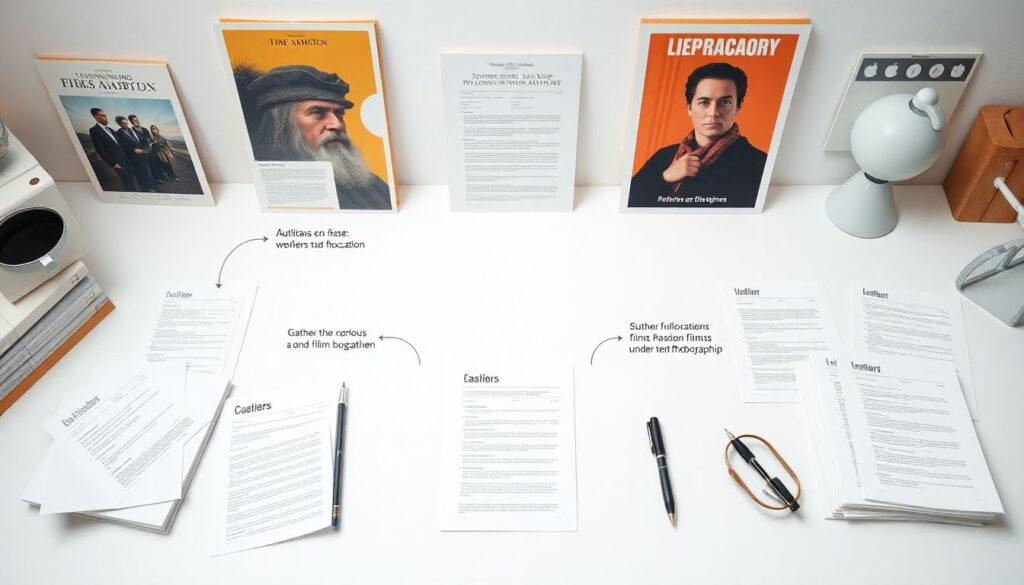 Биографии конкурсных фильмов на фестивалях - иллюстрация