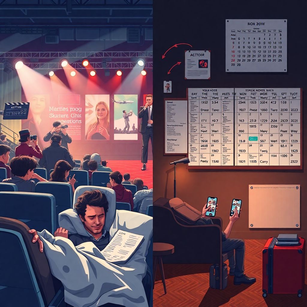 График съемок и как напряженное расписание влияет на жизнь актеров