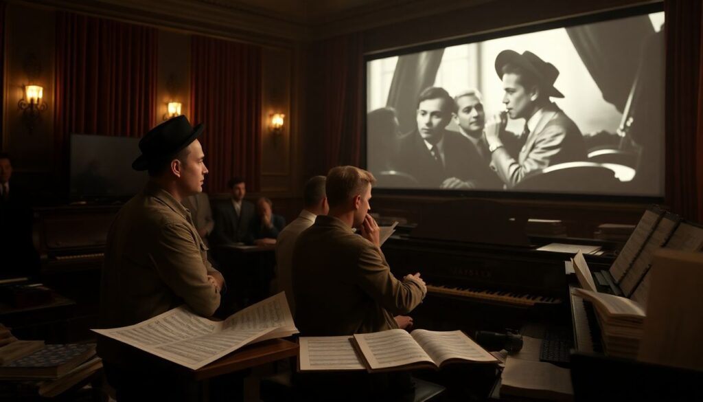 История музыкальных вставок в фильмах - иллюстрация