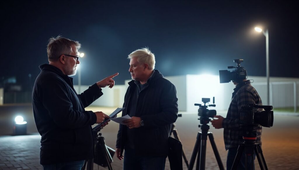 Факты о съемках в ночное время и в сложных условиях - иллюстрация