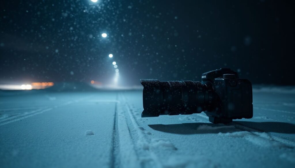 Факты о съемках в ночное время и в сложных условиях - иллюстрация