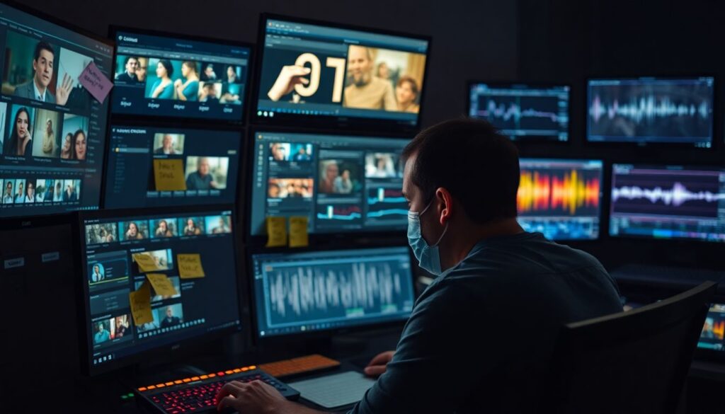 Интересные факты о постпродакшн и монтаже - иллюстрация