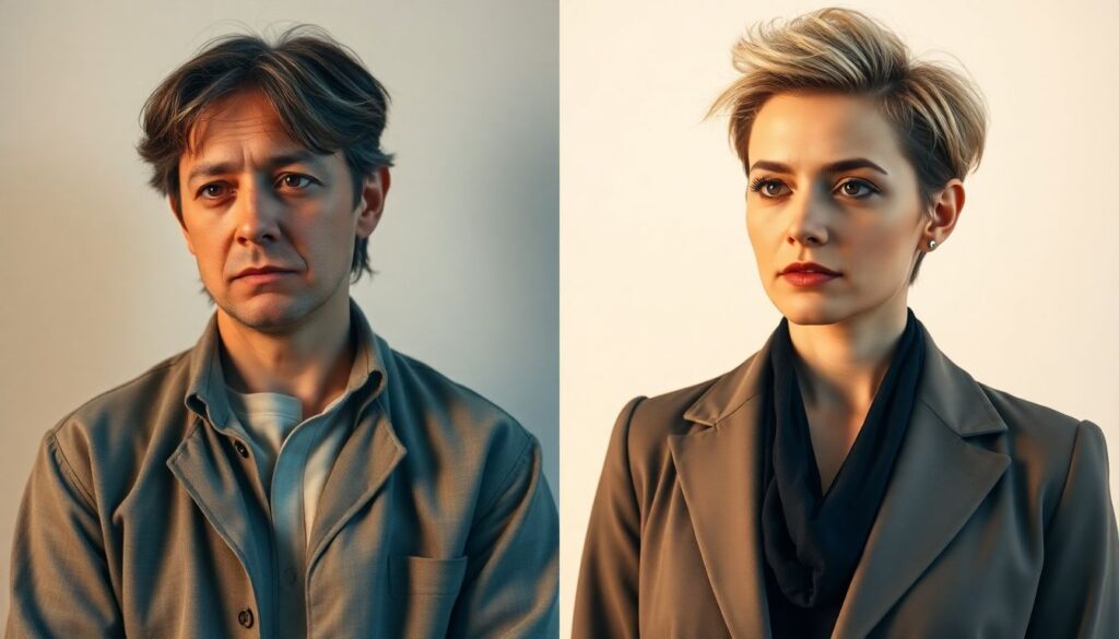 Истории трансформаций внешности героев - иллюстрация