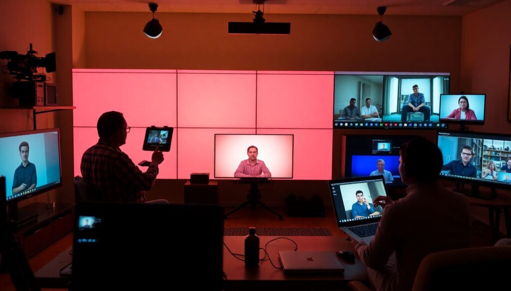 За кадром съемок в эпоху пандемий - иллюстрация