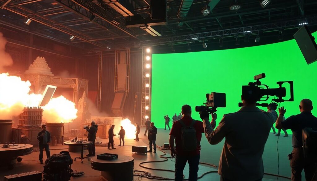 За кадром голливудских блокбастеров - иллюстрация