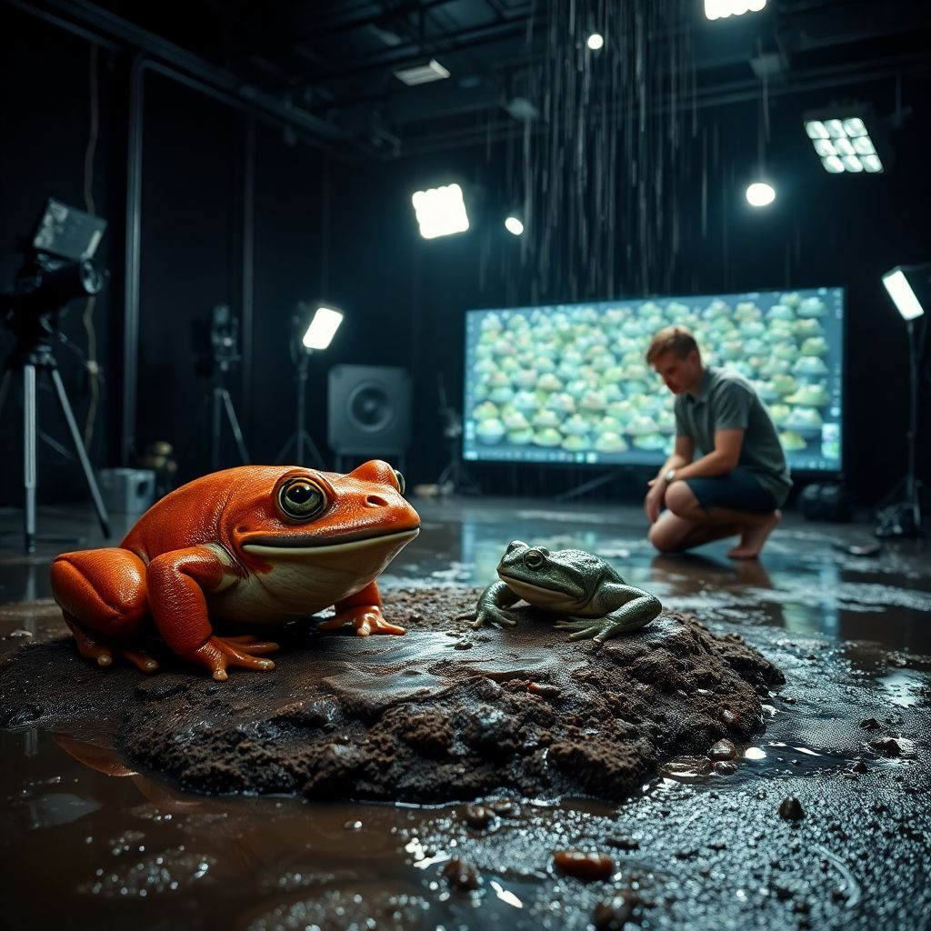 Как снимали лягушачьи сцены и спецэффекты в кино за кулисами съёмок