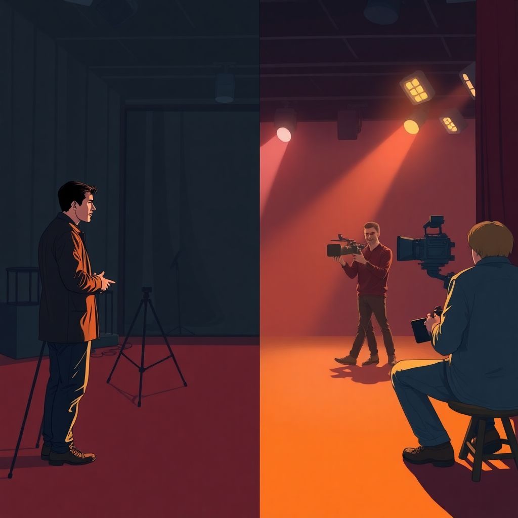 Как снимаются динамичные монологи в кино: техники и режиссёрские приёмы