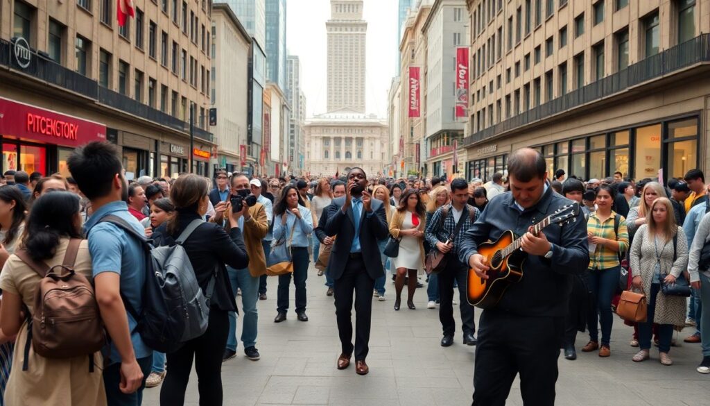 Как снимаются сцены с массовкой и их организация - иллюстрация