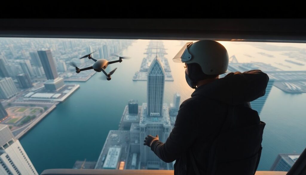 Истории съёмок в высотках и на воде - иллюстрация