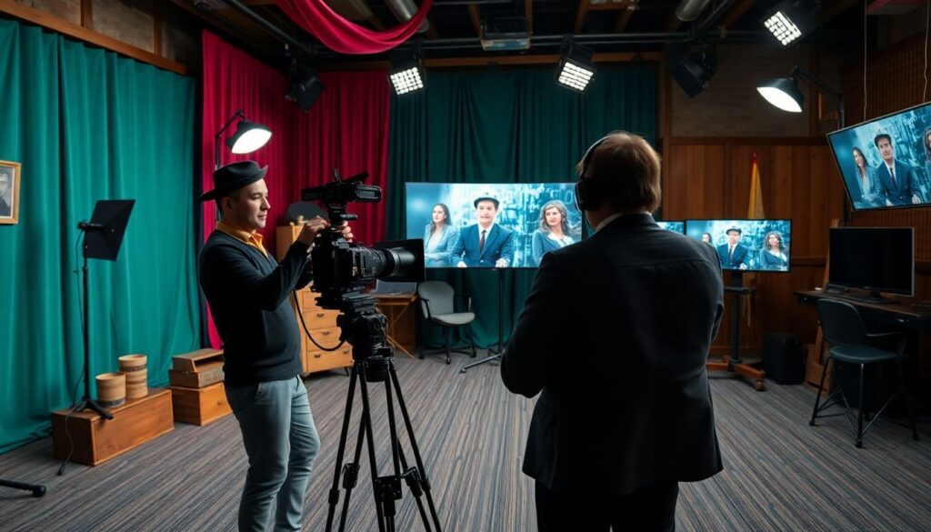 За кулисами съемок в условиях ограниченной мобильности - иллюстрация
