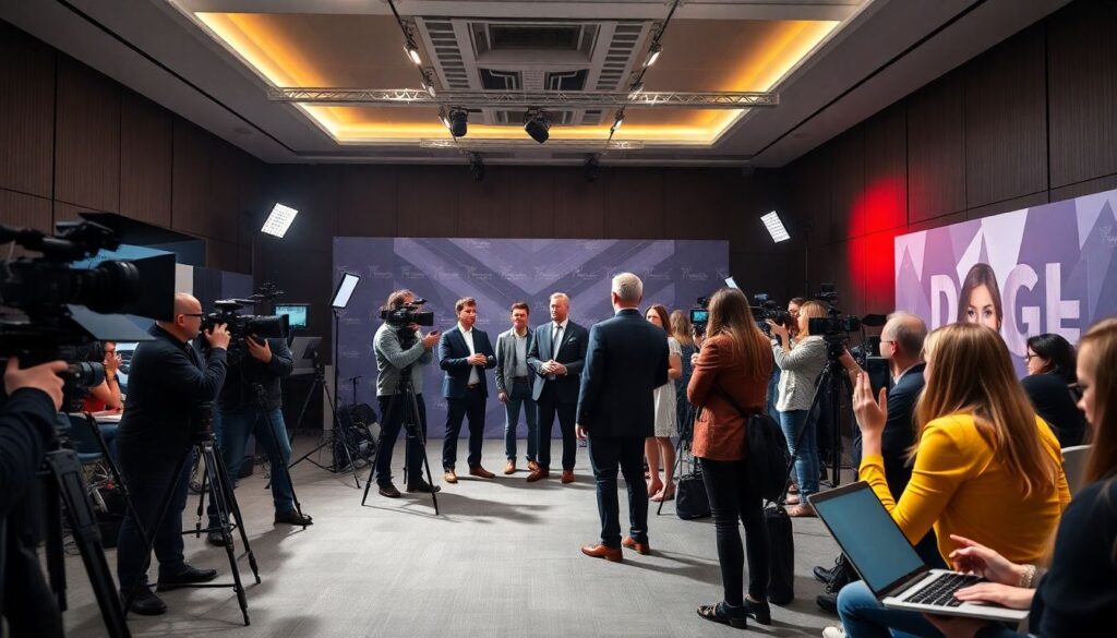 За кулисами премьери и пресс-мероприятий - иллюстрация