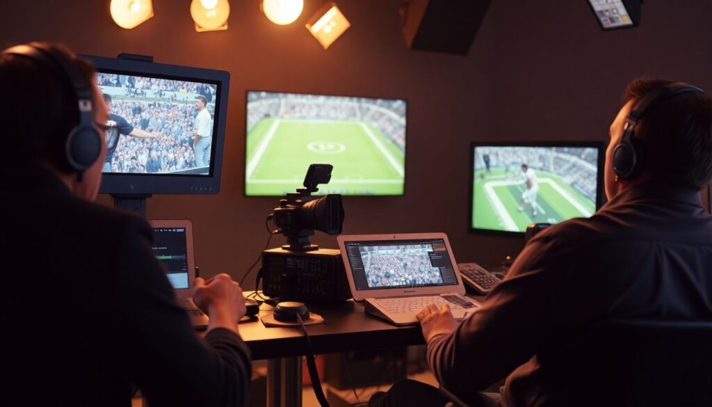 За кадром фильмов о спорте и атлетах - иллюстрация