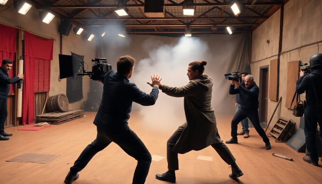 Как снимаются сценические битвы и их постановка - иллюстрация